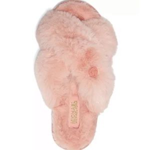 Michael Kors Lala Faux Fur Slides